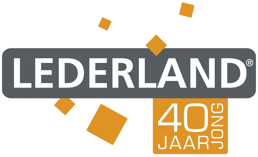 Lederland Logo 40 jaar def